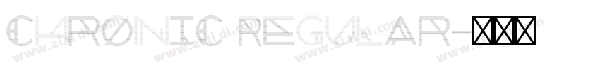 Chronic Regular字体转换